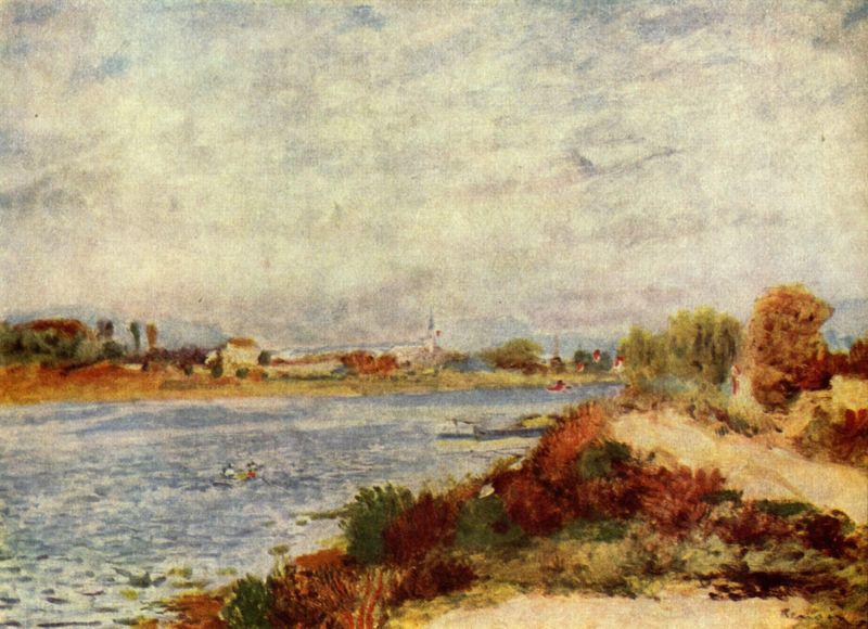Pierre-Auguste Renoir Seine bei Argenteuil oil painting image